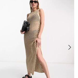 ASOS Racer Front Sleeveless Knit Dress